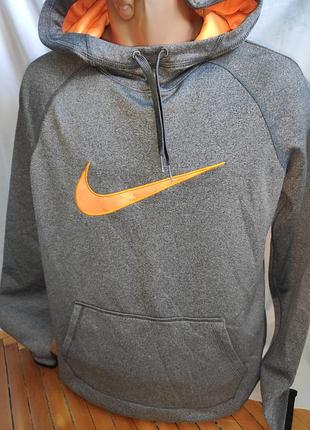 Новая сток оригинал фирменная спорт кофта толстовка nike dri-fit.м.унисекс
