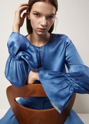 Шовкова блуза massimo dutti