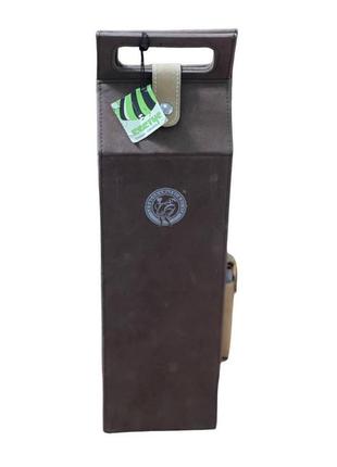 Декоративная упаковка для алкоголя 120х100х410. коричневый