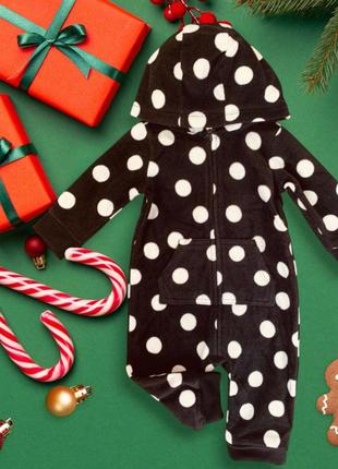 Ромпер картерс для девочки флисовый