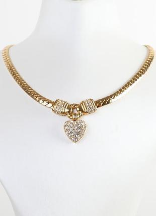 Вінтажне колье, намисто swarovski 🔥 оригінал