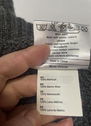 Bergans свитер из 100% шерсти