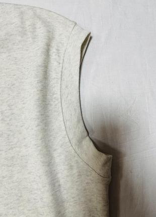 Жилетка h&m утепленная свет серый l мужская des sports7 фото