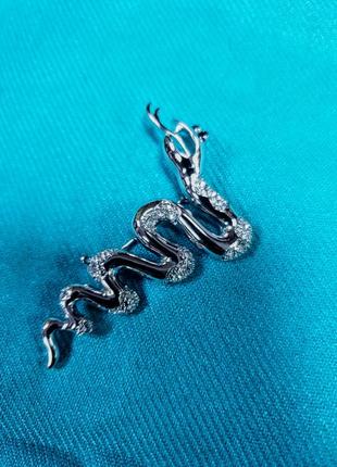 Брошь "змея"