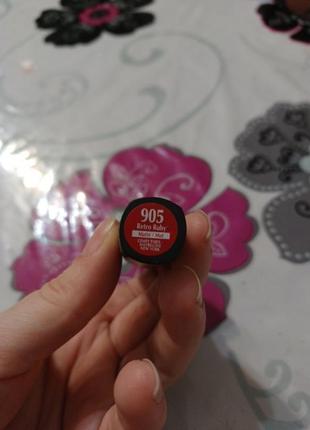 Помада для губ matte retro ruby 905 оттенок