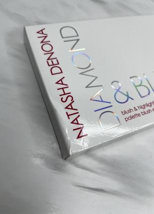 Палитра румян и хайлайтеров natasha denona diamond &amp; blush palette darya