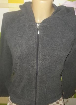 Флисовая кофта на замке