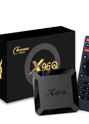 Smart tv box x96q android 10 смарт приставка