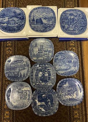 Ежегодное коллекционное рождественское тарелки