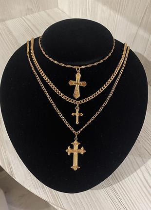 Подвеска с крестиками prettylittlething