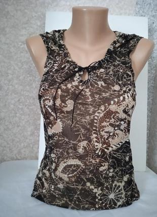 Блуза топ  жіночий прозорий