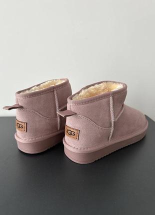 Ugg ultra mini pink suede