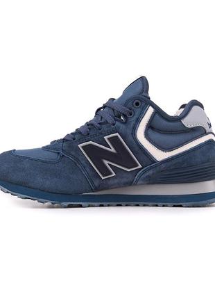 Женские кроссовки new balance 574 blue fur
