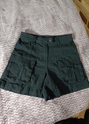 Шорти котон, 8р, талія 72, довжина 38, стегна 128см, стрейч, тканина гарної якості