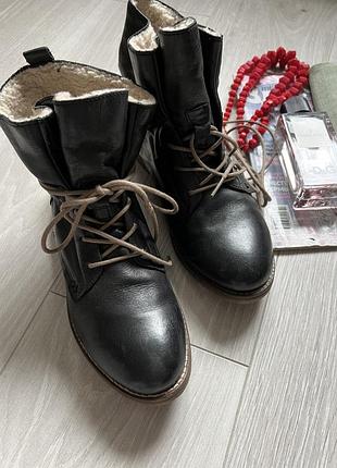 Крутые кожаные сапоги ботинки clark’s