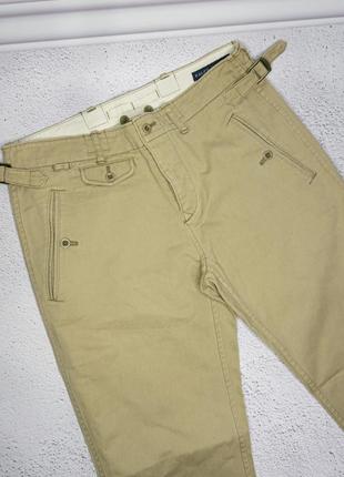 Мужские бежевые брюки от ralph lauren