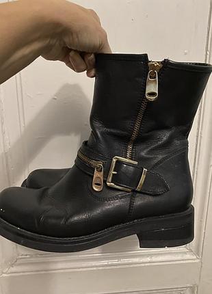 Ботинки 38 натуральная кожа