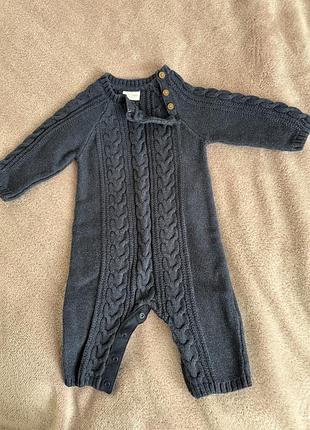 Стильный вязаный ромпер