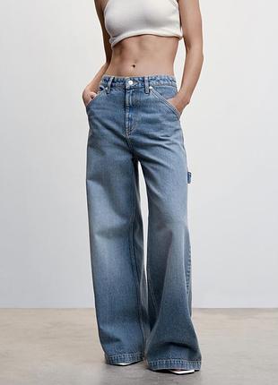 Джинсы wide leg от mango 34,36, 1380 грн