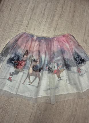 Юбка h&m новогодняя праздничная