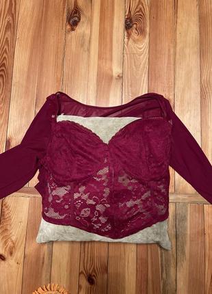 Мереживний топ