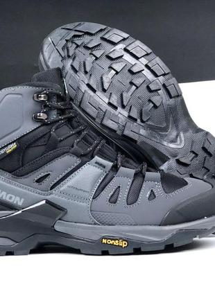 Черевики salomon x ultra 4 mid wide gtx  сірі