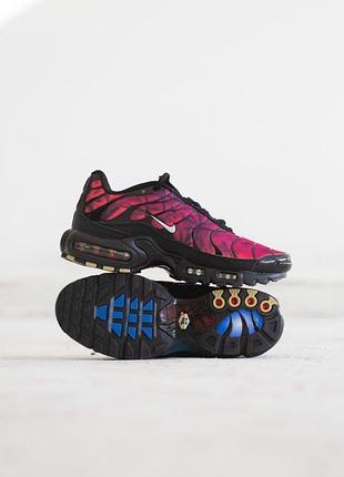 Кроссовки nike air max tn plus blue red black 6