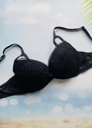 70c черный бюстгальтер с пуш-ап ann summers