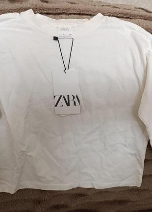Кофта світшот біла zara 116