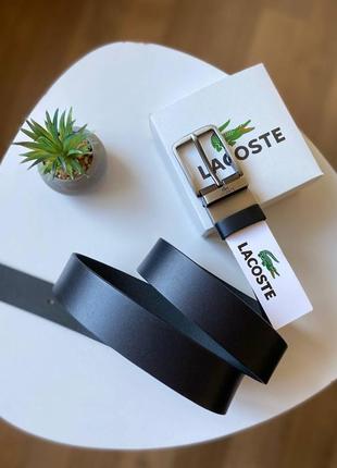 Мужской, кожаный ремень lacoste
