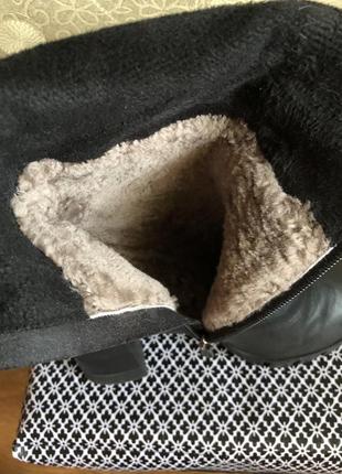 Зимові чоботи жіночі шкіряні