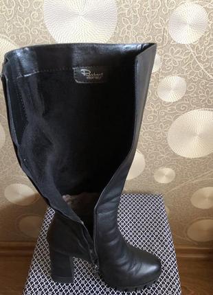 Зимові чоботи жіночі шкіряні