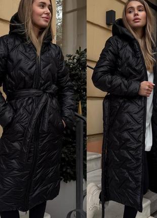 Зимове пальто на теплій підкладці