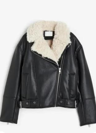 Дубленка h&m