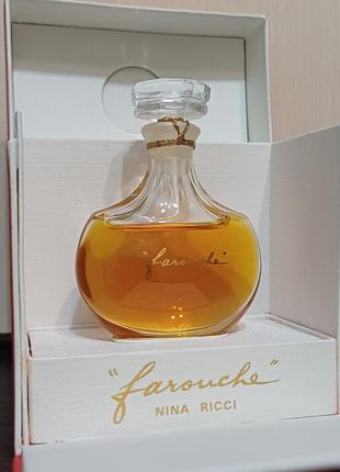 Новые винтажные духи nina ricci farouche 15мл