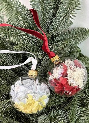 Стеклянные елочные шары, эксклюзивные новогодние игрушки на елку