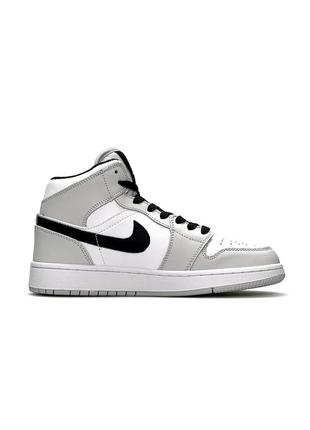 Женские кроссовки nike air jordan 1 high grey black4 фото