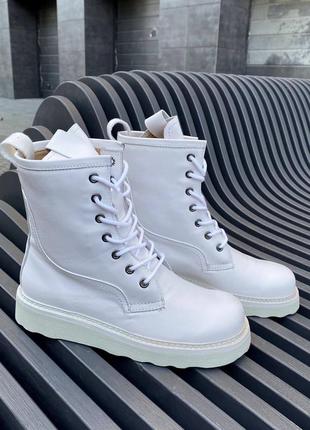 Женские кожаные сапоги bottega vneta