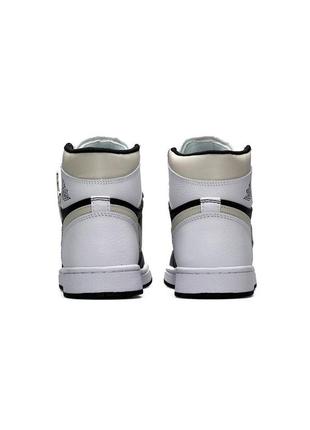 Женские кроссовки Nike Air Jordan 1 Retro Mid UNC 27.5cm 1 high black white grey”3 фото