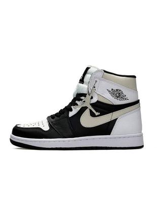 Женские кроссовки Nike Air Jordan 1 Retro Mid UNC 27.5cm 1 high black white grey”6 фото