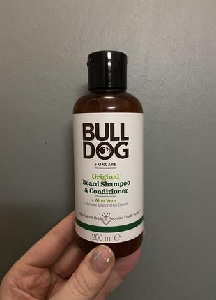 Bulldog original beard shampoo and conditioner шампунь и кондиционер для бороды 200 мл