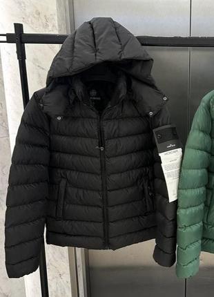Чоловіча куртка stone island утеплена зимова куртка стон айленд куртка пуховик stone island