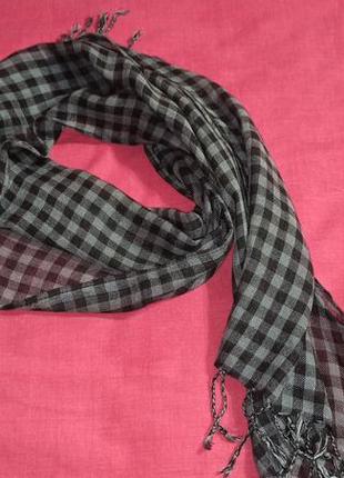 Шарф bluezoo палантин шаль в клетку