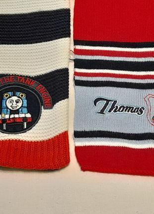 Шарф дитячий теплий m&s паравозик  thomas & friend - 15х110 см , 15х 90 см
