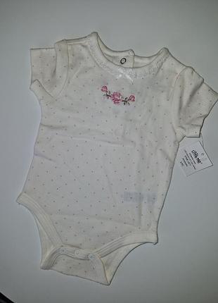 Боди на короткий рукав newborn little me