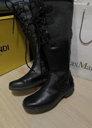 Сапоги ugg  шкіра утеплені р . 37 ( 23 см )  оригінал