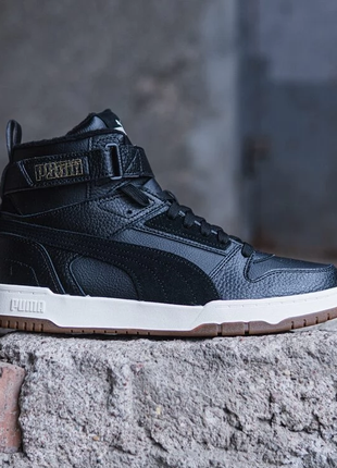 Зимние ботинки кроссовки puma rbd game winter оригинал (387604-02)