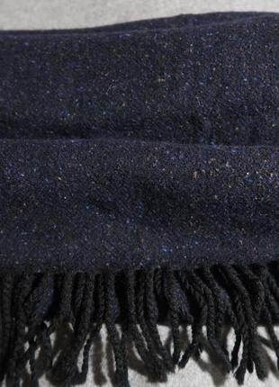 Шарф теплый длинный шерсть синий с разноцветными вкраплениями pool trend имталия 184 х 29 см