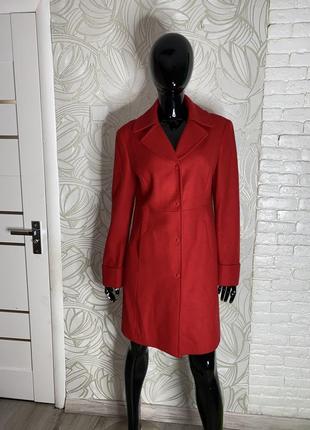 Полушерстное пальто benetton, l