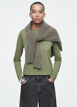 В наличии! хлопковый лонгслив cos 1024907001